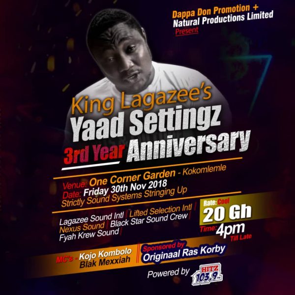 Yaad Settingz 3rd year flyer